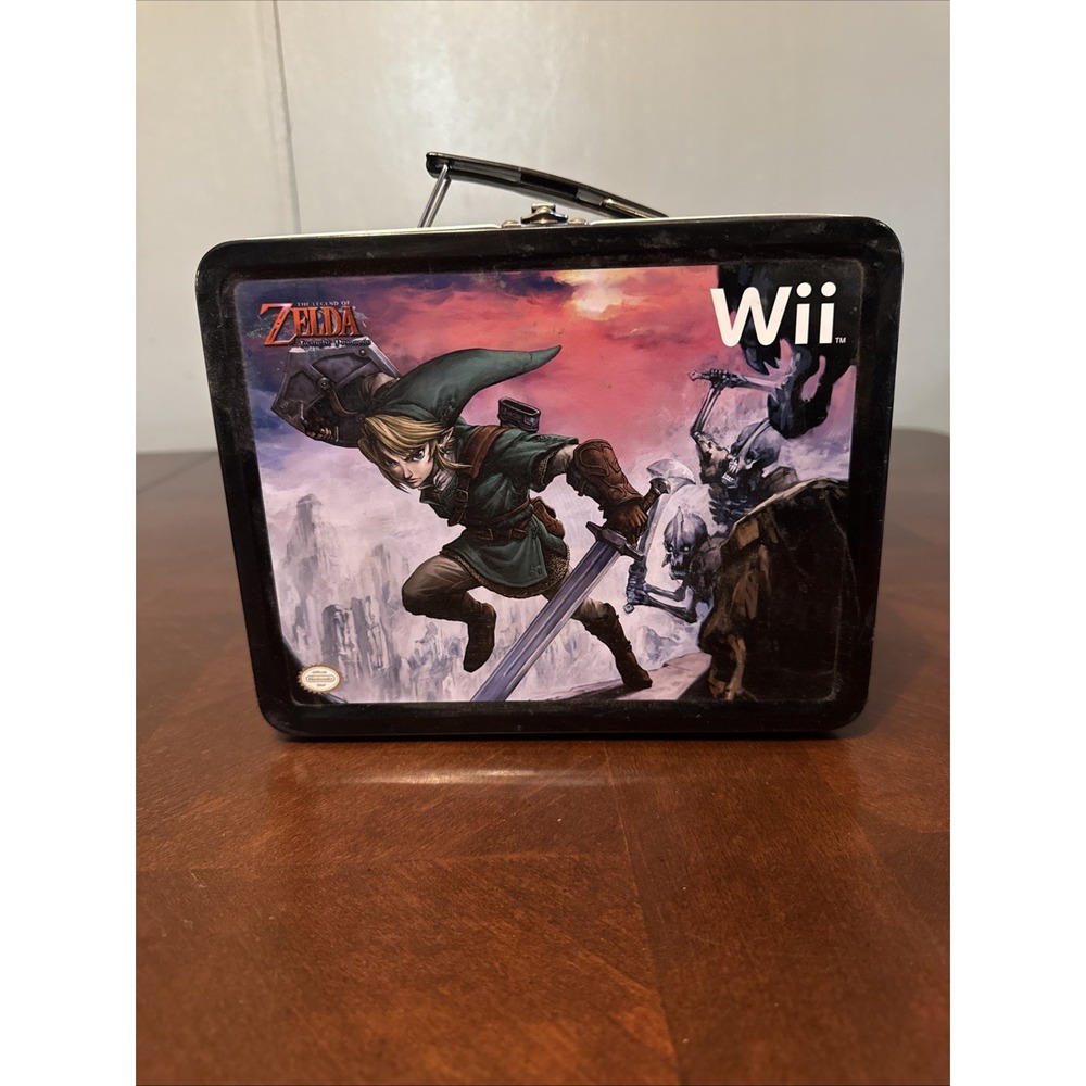 Nintendo Wii Legend of Zelda Collectible Tin EMPTY Damaged
